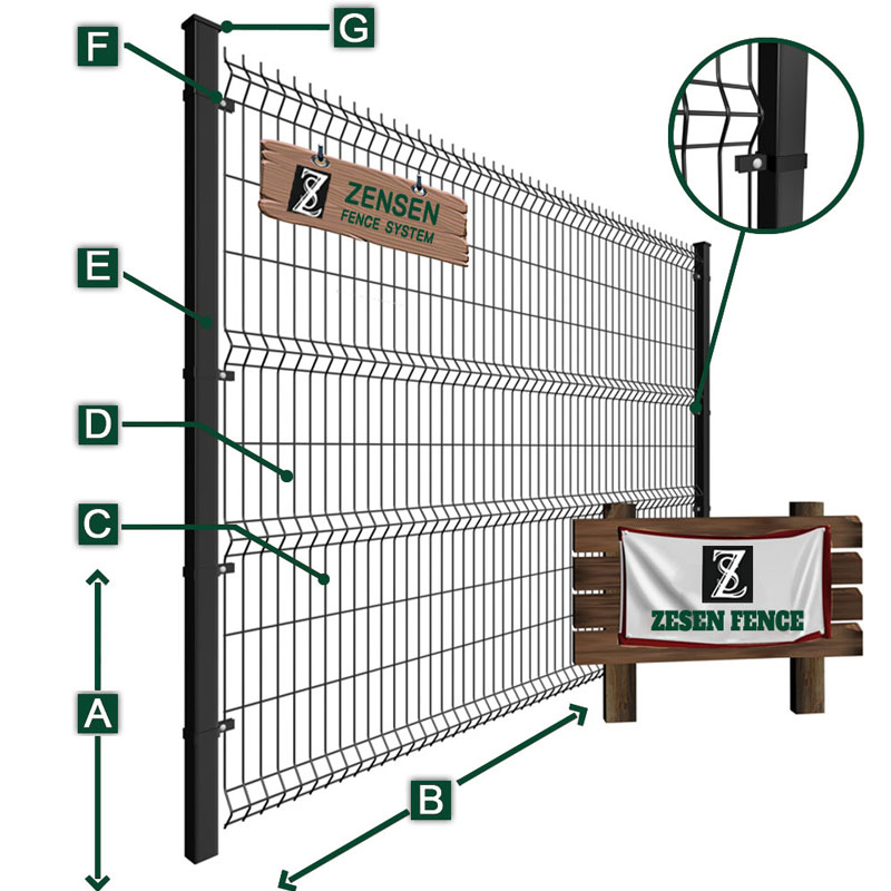 Welded Mesh Fence